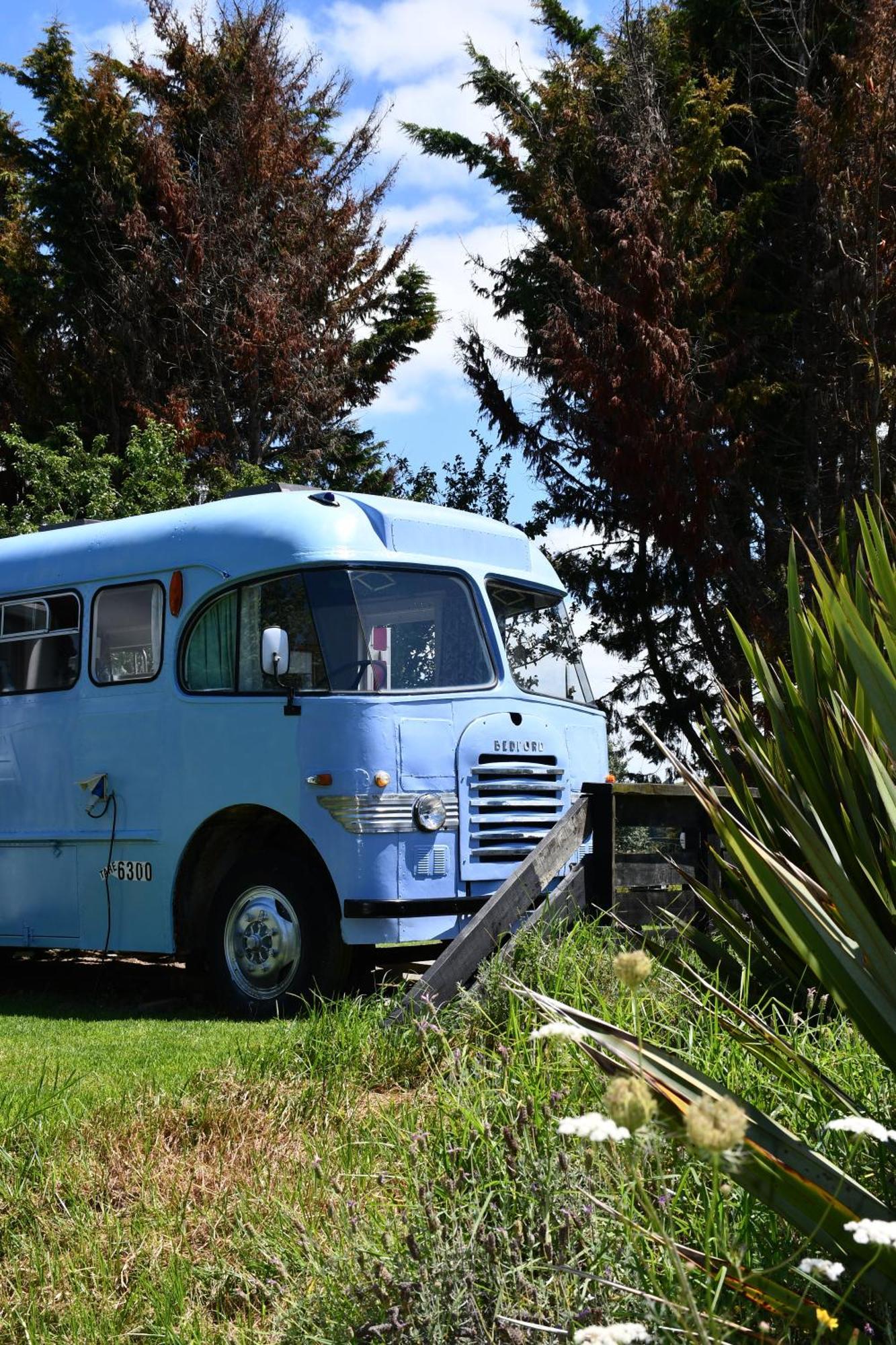Evi The School Bus At Oromahoe Downs Farm Puketona Buitenkant foto
